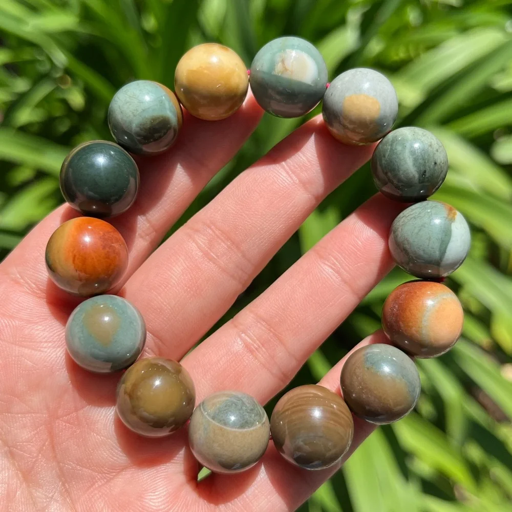 15.5mm chunky strechable‎ Alashan bracelet 0080
